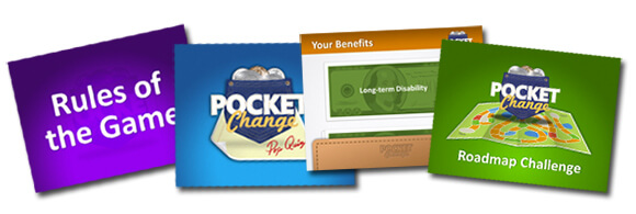 Pocket Change presentation slide examples